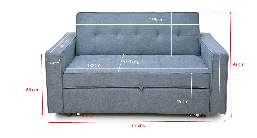 Sofá cama IZAN 2 plazas